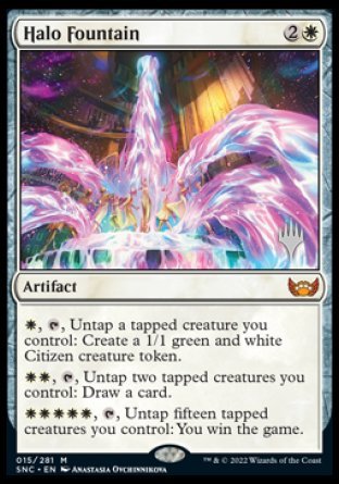 Halo Fountain (Promo Pack) [Streets of New Capenna Promos] | Card Citadel
