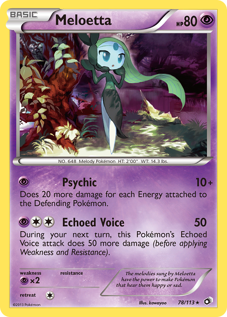 Meloetta (78/113) [Black & White: Legendary Treasures] | Card Citadel