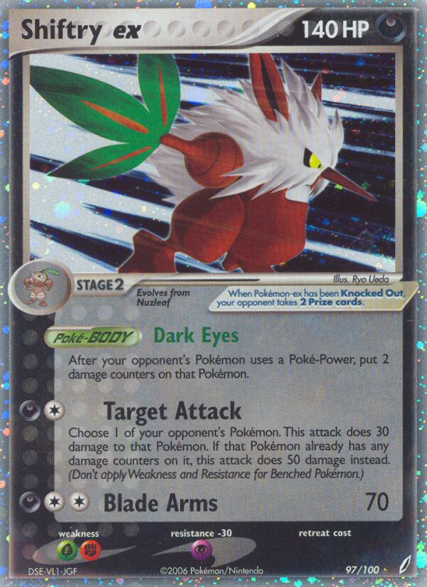 Shiftry ex (97/100) [EX: Crystal Guardians] | Card Citadel