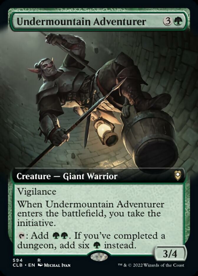 Undermountain Adventurer (Extended Art) [Commander Legends: Battle for Baldur's Gate] | Card Citadel