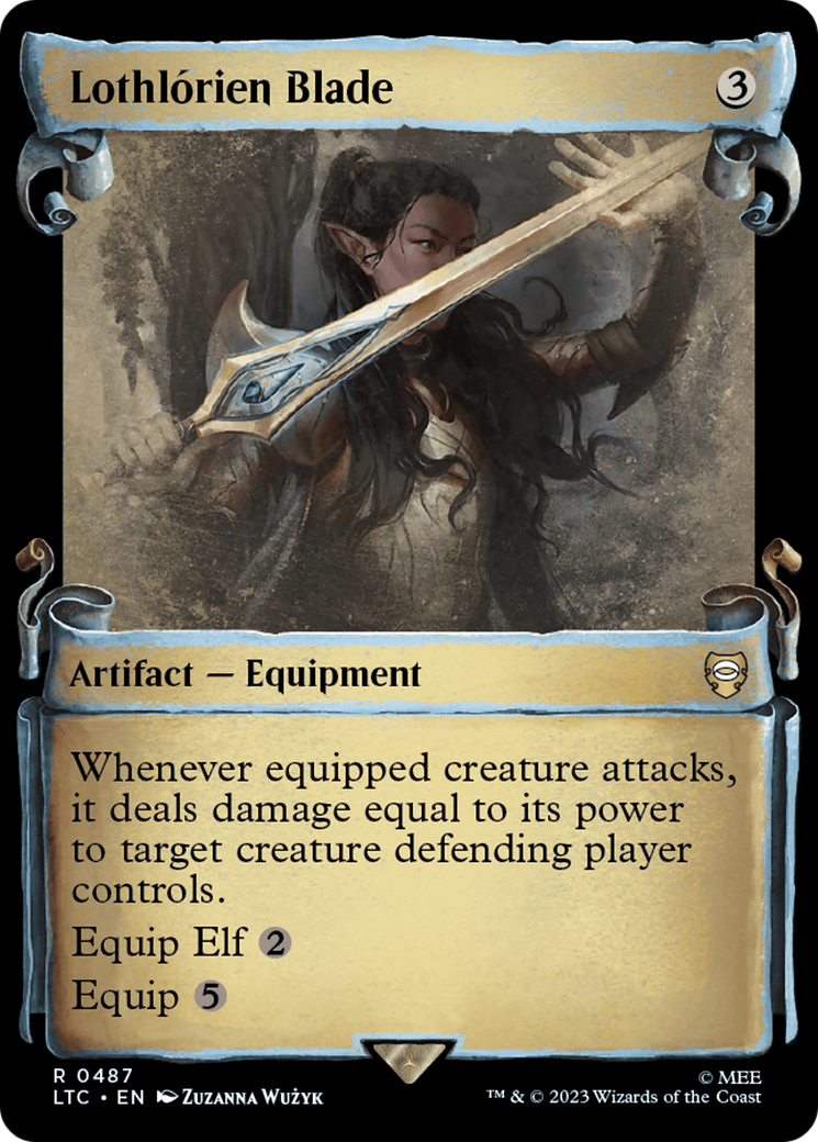 Lothlorien Blade [The Lord of the Rings: Tales of Middle-Earth Commander Showcase Scrolls] | Card Citadel