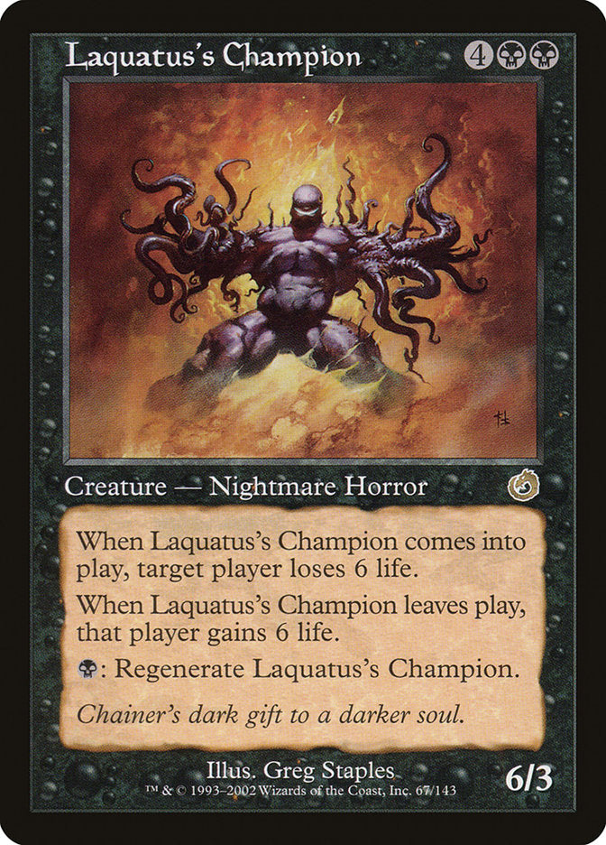 Laquatus's Champion [Torment] | Card Citadel