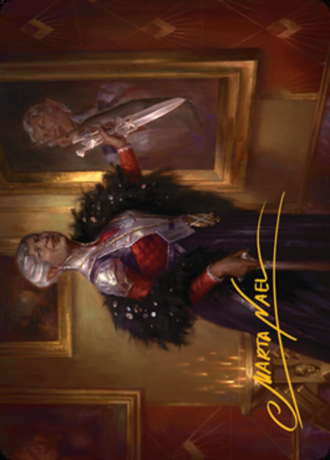 Evelyn, the Covetous Art Card (Gold-Stamped Signature) [Streets of New Capenna Art Series] | Card Citadel