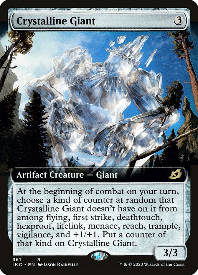 Crystalline Giant (Extended Art) [Ikoria: Lair of Behemoths] | Card Citadel