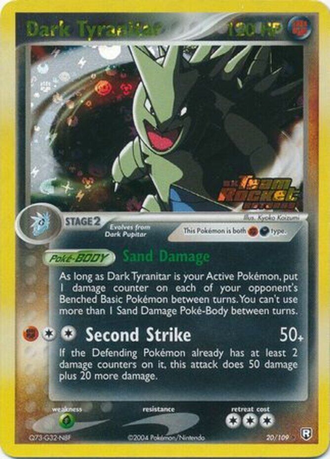 Dark Tyranitar (20/109) (Stamped) [EX: Team Rocket Returns] | Card Citadel