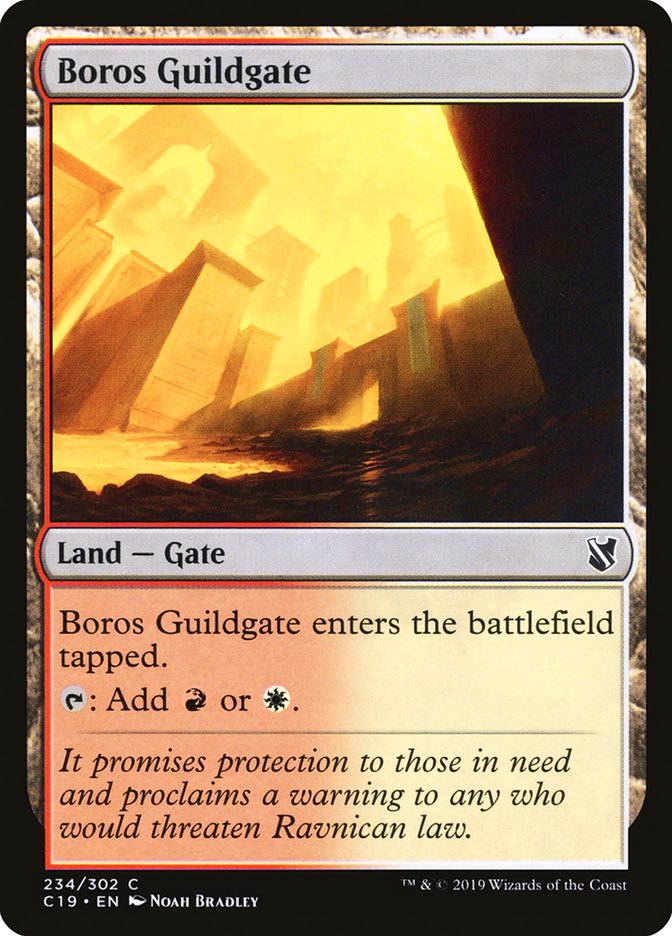 Boros Guildgate [Commander 2019] | Card Citadel