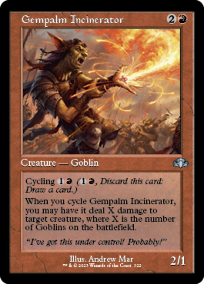 Gempalm Incinerator (Retro) [Dominaria Remastered] | Card Citadel