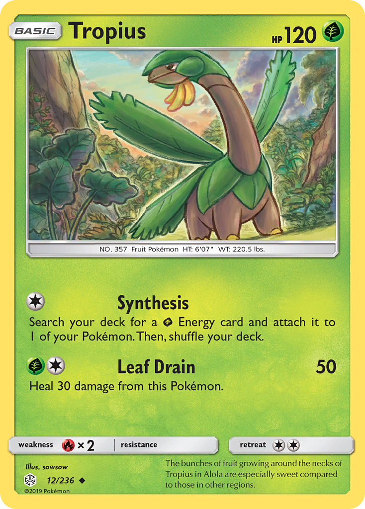 Tropius (12/236) [Sun & Moon: Cosmic Eclipse] | Card Citadel