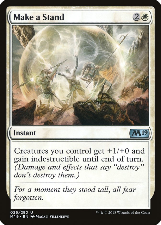Make a Stand [Core Set 2019] | Card Citadel
