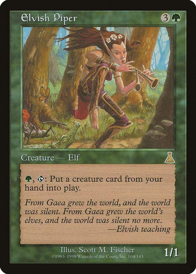 Elvish Piper [Urza's Destiny] | Card Citadel