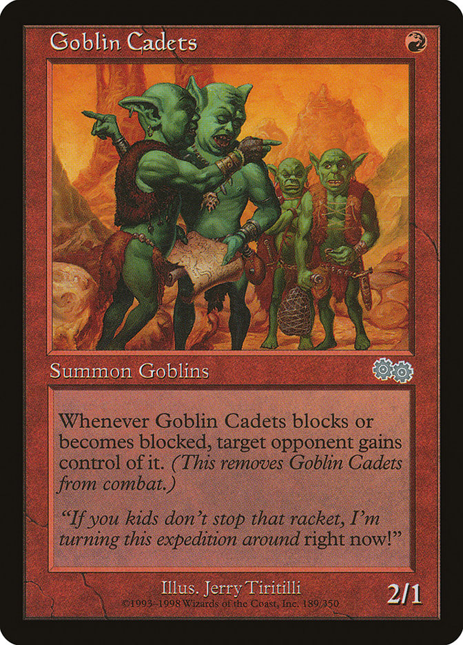 Goblin Cadets [Urza's Saga] | Card Citadel