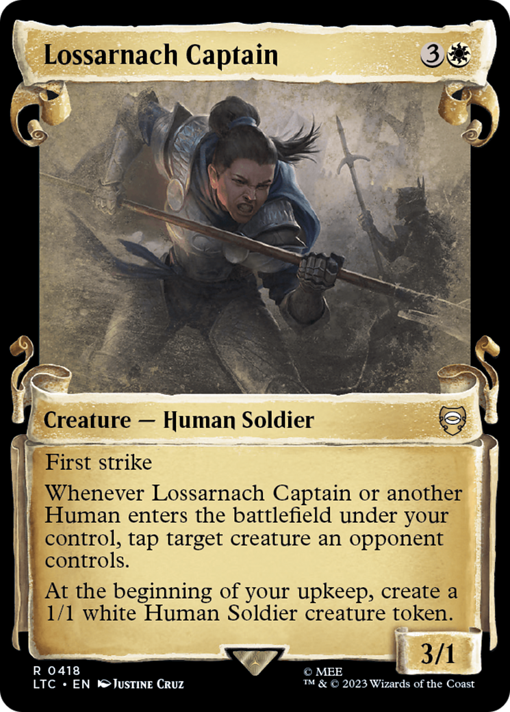 Lossarnach Captain [The Lord of the Rings: Tales of Middle-Earth Commander Showcase Scrolls] | Card Citadel