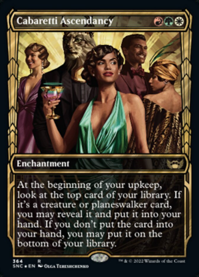 Cabaretti Ascendancy (Showcase Golden Age Gilded Foil) [Streets of New Capenna] | Card Citadel