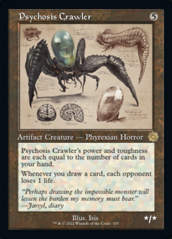 Psychosis Crawler (Retro Schematic) [The Brothers' War Retro Artifacts] | Card Citadel
