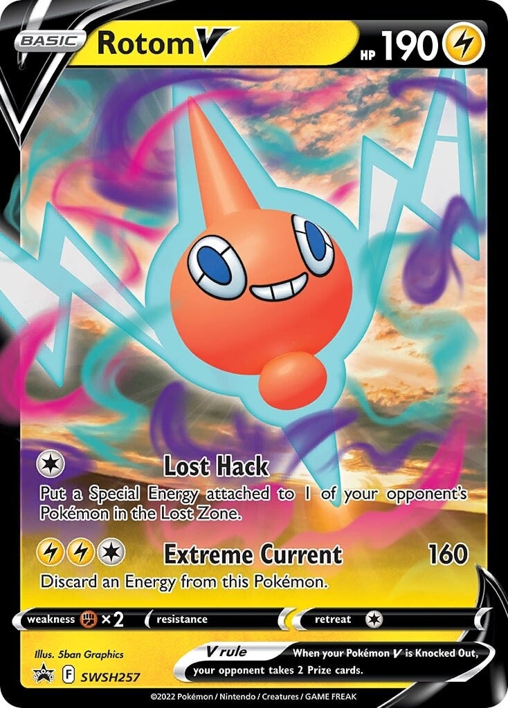 Rotom V (SWSH257) [Sword & Shield: Black Star Promos] | Card Citadel