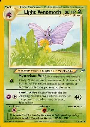 Light Venomoth (53/105) [Neo Destiny Unlimited] | Card Citadel