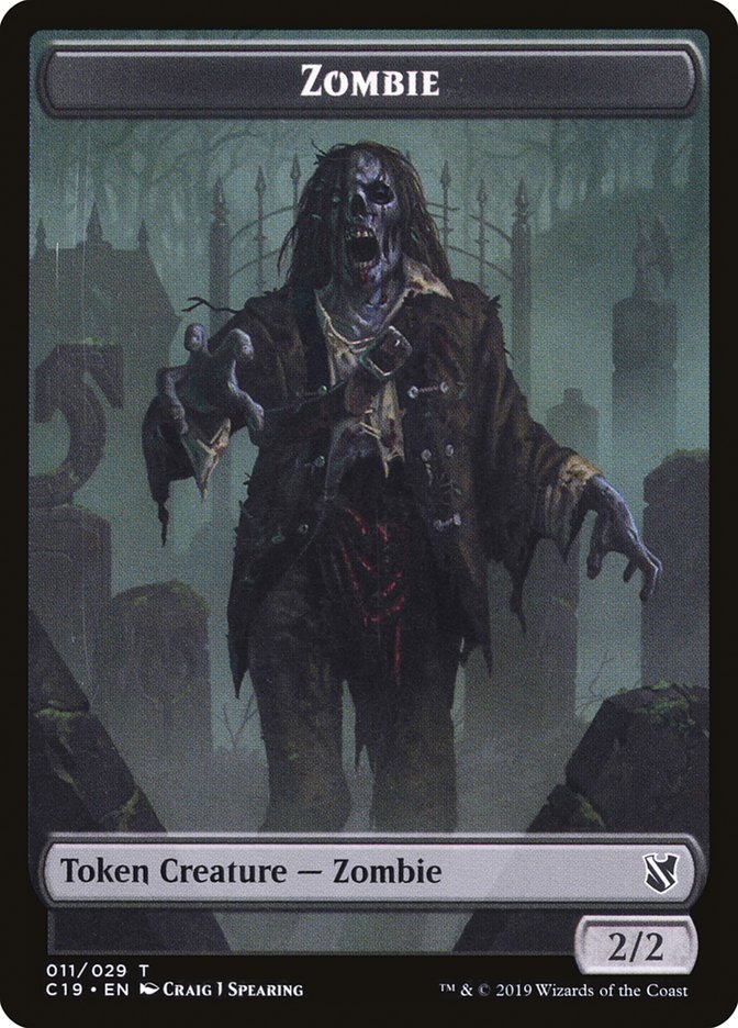 Zombie (011/029) [Commander 2019 Tokens] | Card Citadel