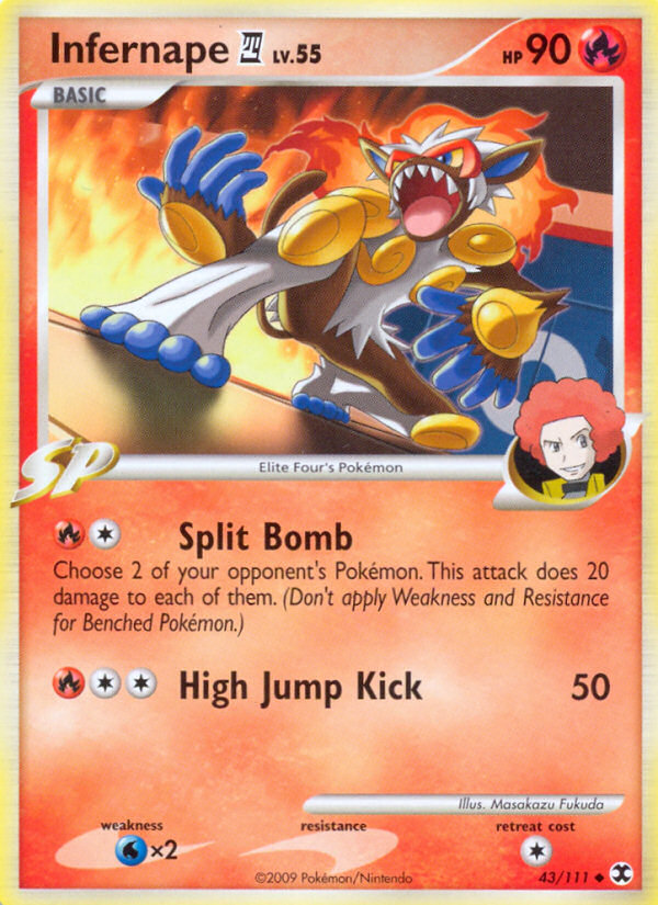 Infernape (43/111) [Platinum: Rising Rivals] | Card Citadel