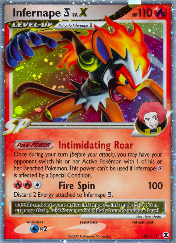 Infernape LV.X (108/111) [Platinum: Rising Rivals] | Card Citadel