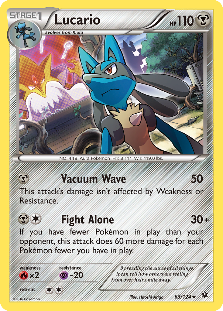 Lucario (63/124) [XY: Fates Collide] | Card Citadel