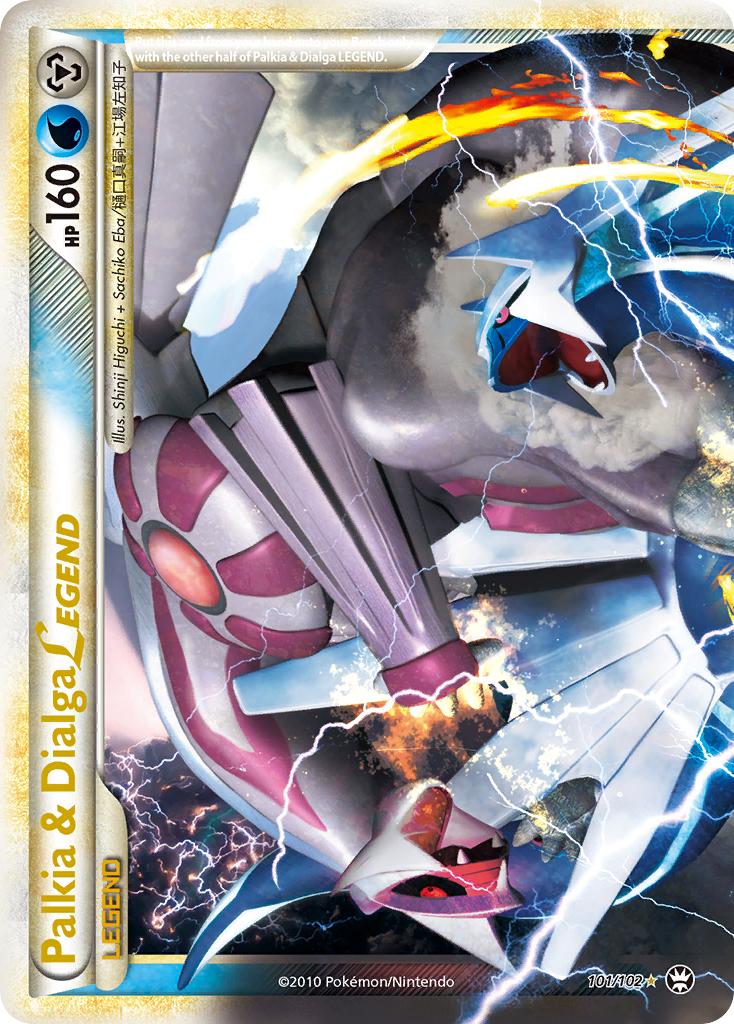 Palkia & Dialga LEGEND (101/102) [HeartGold & SoulSilver: Triumphant] | Card Citadel