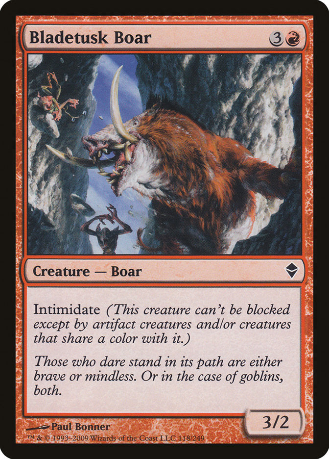Bladetusk Boar [Zendikar] | Card Citadel