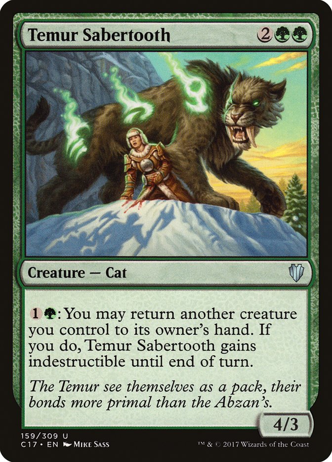 Temur Sabertooth [Commander 2017] | Card Citadel