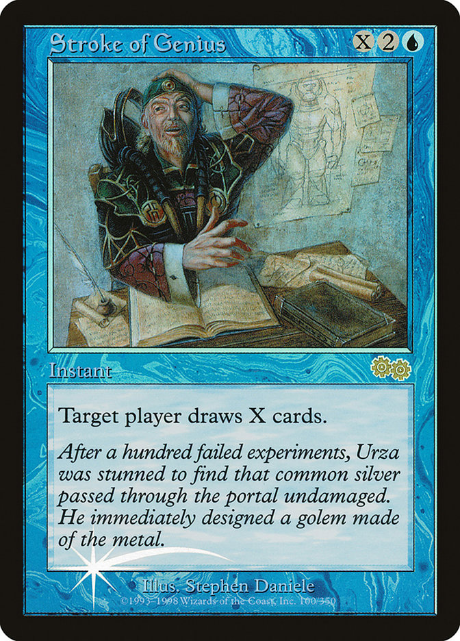 Stroke of Genius [Judge Gift Cards 1998] | Card Citadel