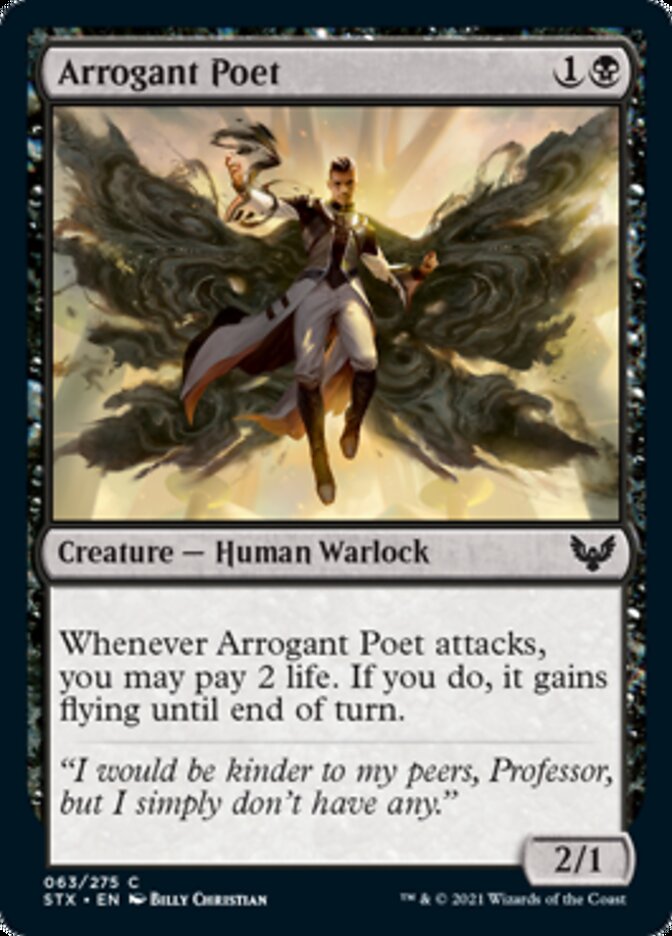 Arrogant Poet [Strixhaven: School of Mages] | Card Citadel