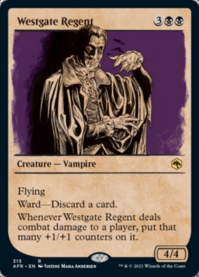 Westgate Regent (Showcase) [Dungeons & Dragons: Adventures in the Forgotten Realms] | Card Citadel