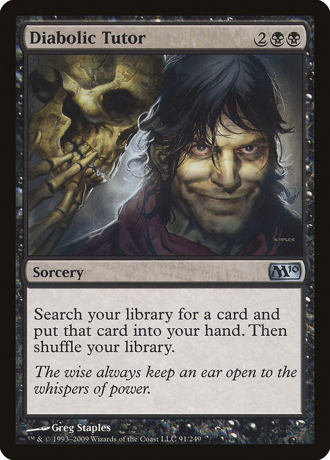 Diabolic Tutor [Magic 2010] | Card Citadel