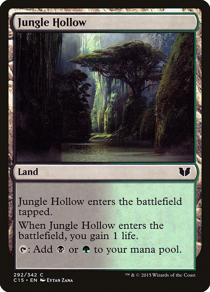 Jungle Hollow [Commander 2015] | Card Citadel