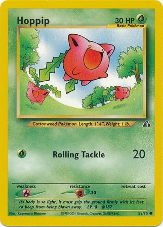 Hoppip (55/75) [Neo Discovery Unlimited] | Card Citadel