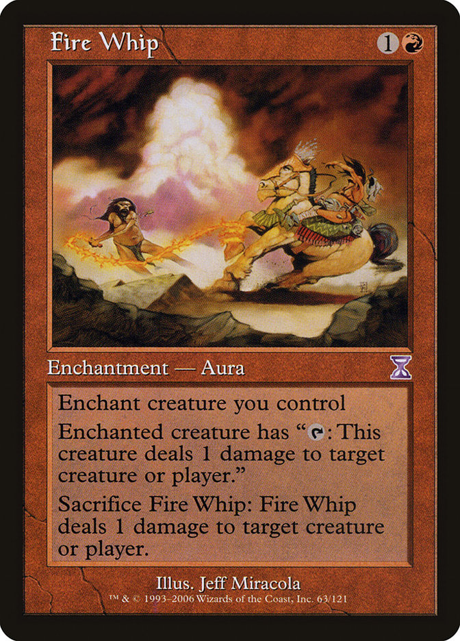 Fire Whip [Time Spiral Timeshifted] | Card Citadel