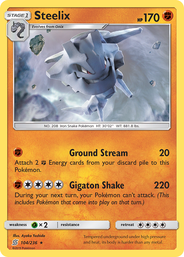 Steelix (104/236) [Sun & Moon: Unified Minds] | Card Citadel