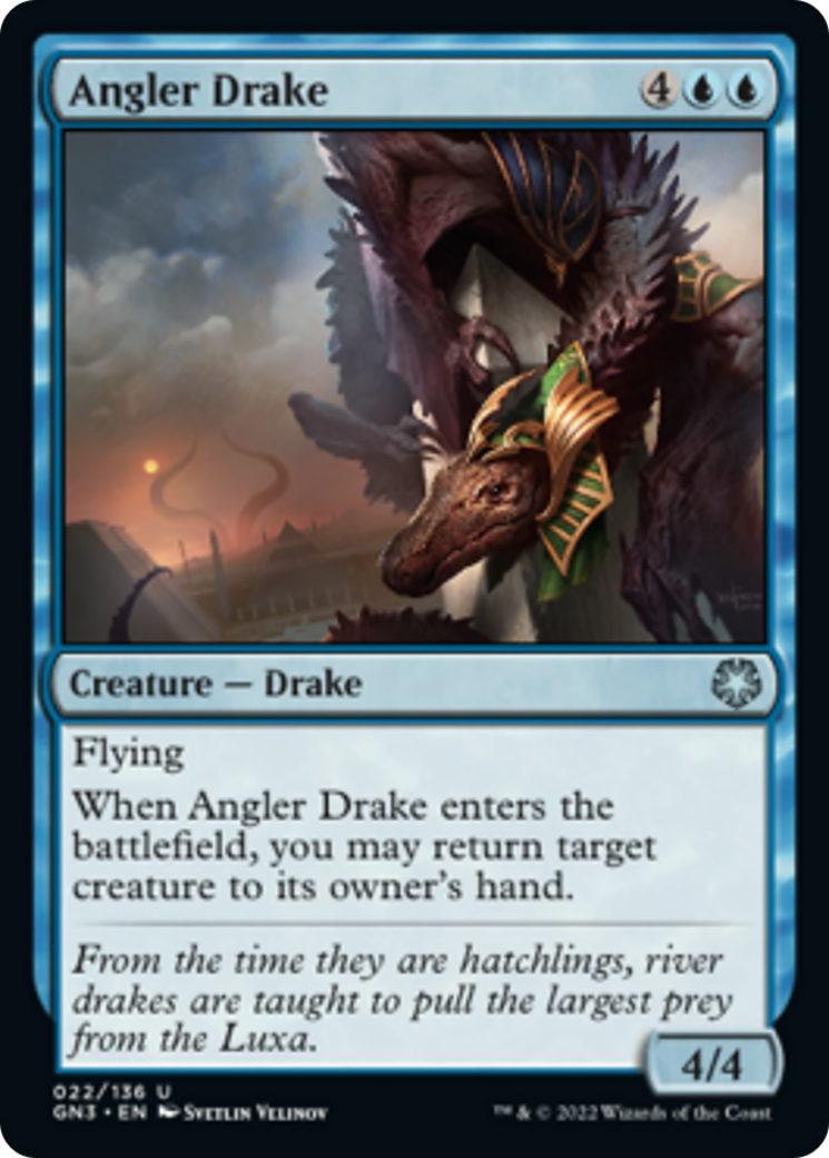 Angler Drake [Game Night: Free-for-All] | Card Citadel