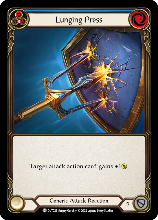 Lunging Press [KAT026] (Outsiders Katsu Blitz Deck) | Card Citadel