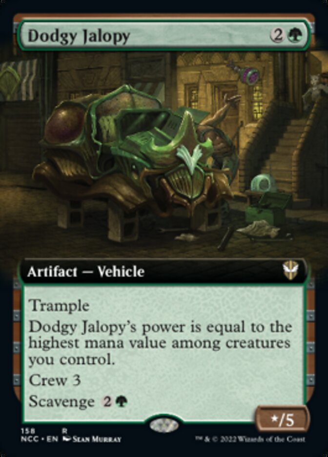Dodgy Jalopy (Extended Art) [Streets of New Capenna Commander] | Card Citadel