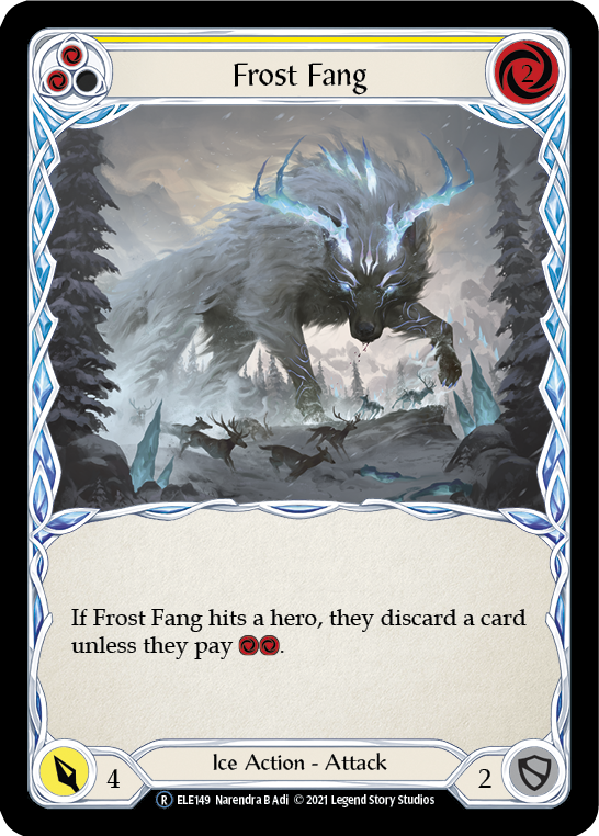 Frost Fang (Yellow) [U-ELE149] Unlimited Normal | Card Citadel