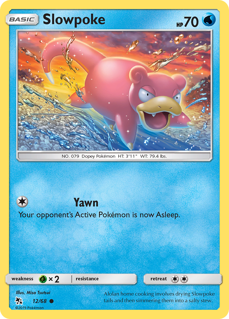 Slowpoke (12/68) [Sun & Moon: Hidden Fates] | Card Citadel