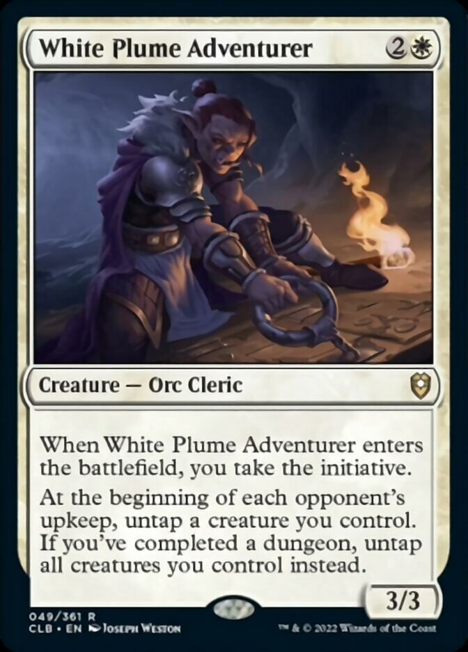 White Plume Adventurer [Commander Legends: Battle for Baldur's Gate] | Card Citadel