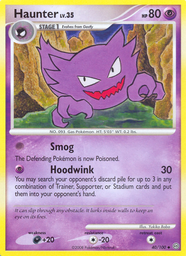 Haunter (40/100) [Diamond & Pearl: Stormfront] | Card Citadel