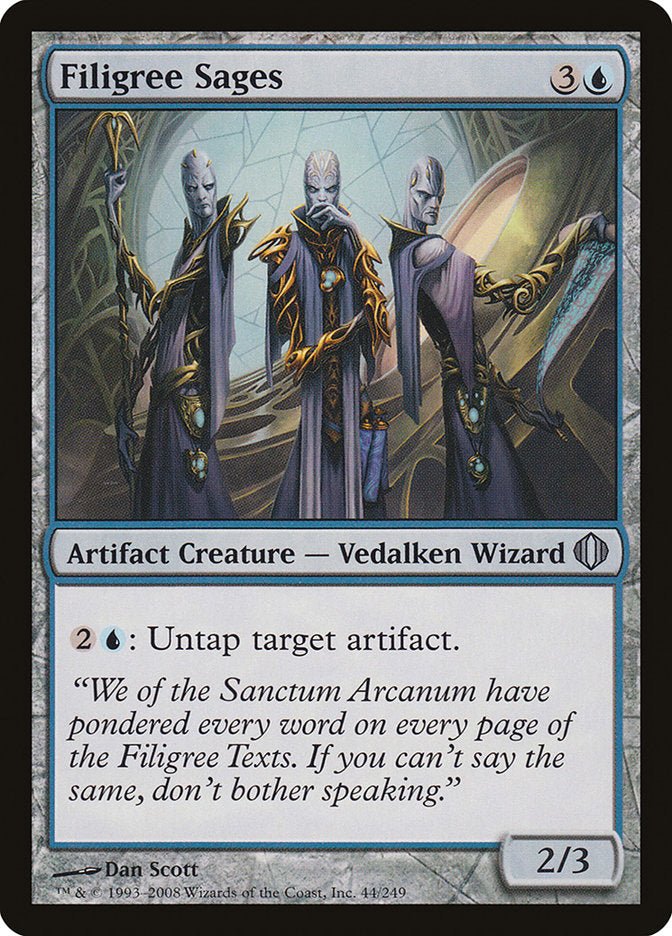 Filigree Sages [Shards of Alara] | Card Citadel