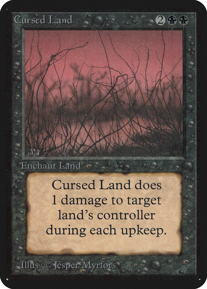 Cursed Land [Limited Edition Alpha] | Card Citadel