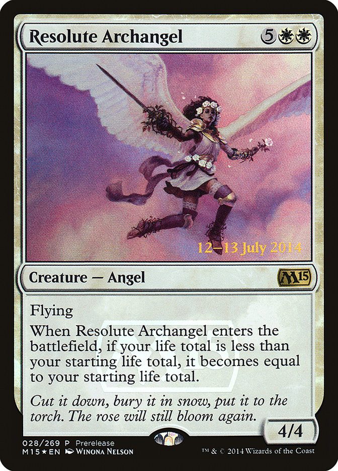 Resolute Archangel [Magic 2015 Promos] | Card Citadel