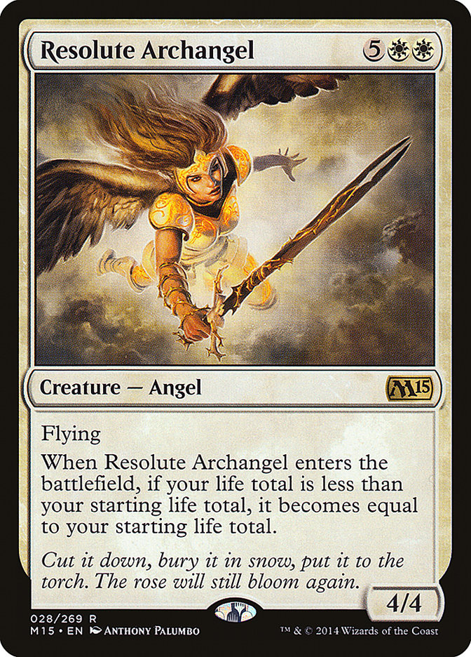 Resolute Archangel [Magic 2015] | Card Citadel