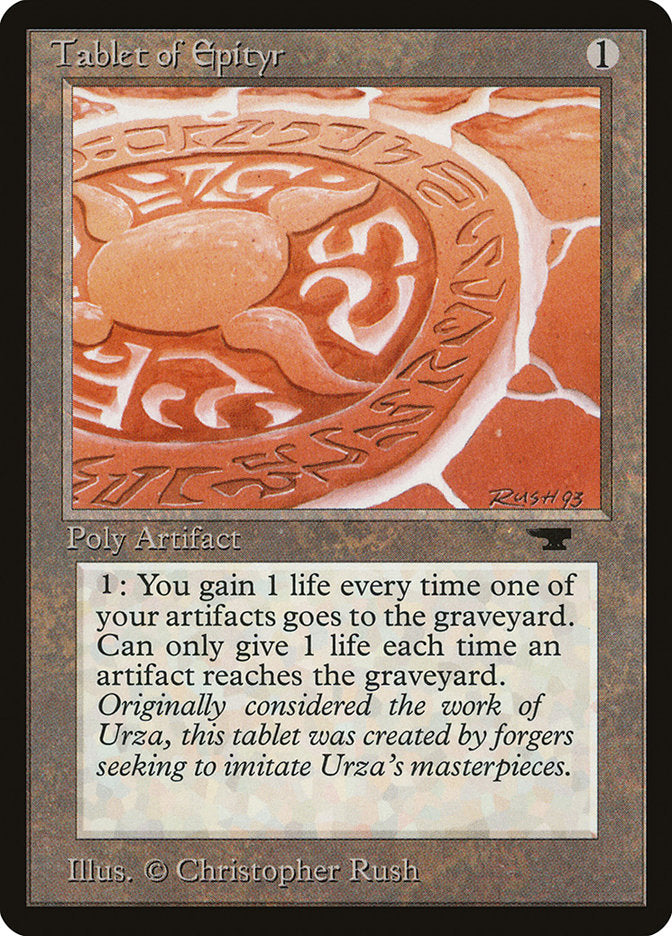 Tablet of Epityr [Antiquities] | Card Citadel