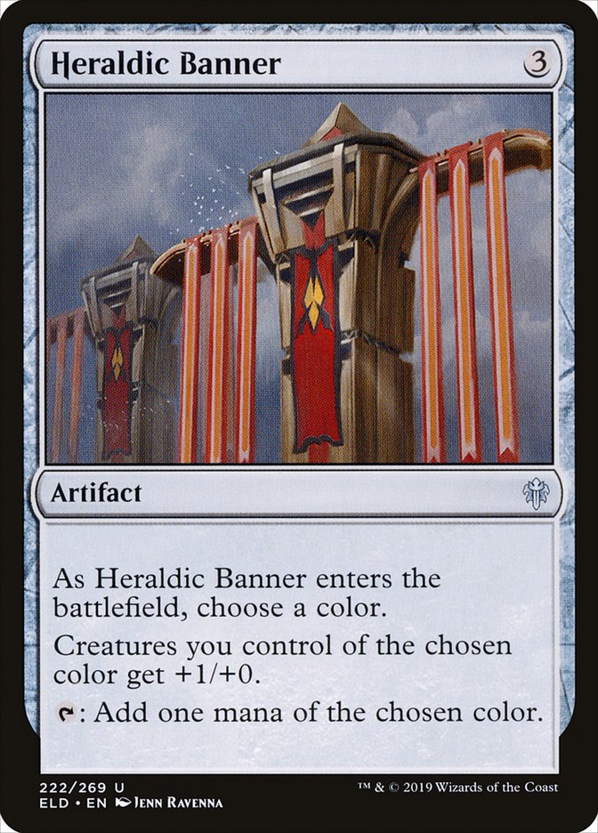 Heraldic Banner [Throne of Eldraine] | Card Citadel