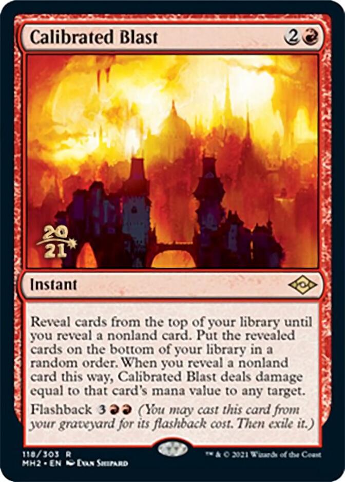 Calibrated Blast [Modern Horizons 2 Prerelease Promos] | Card Citadel