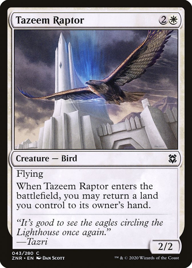 Tazeem Raptor [Zendikar Rising] | Card Citadel